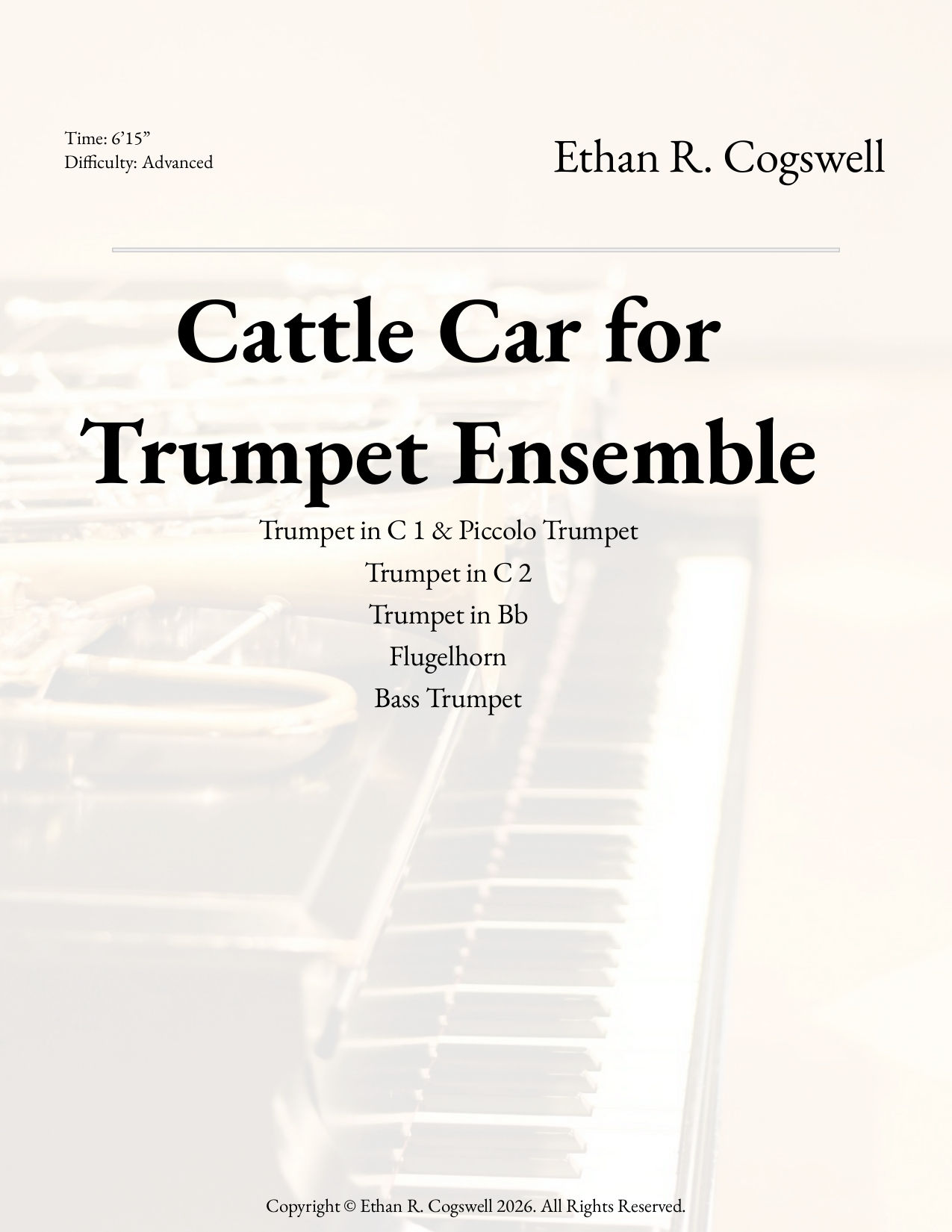 Cattle Car for Trumpet Ensemble