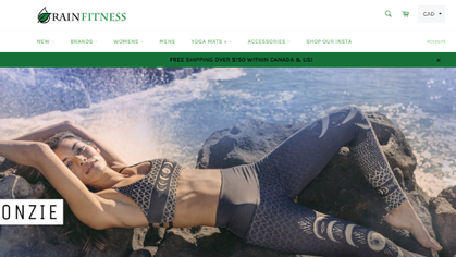Shopify Success Story: Rain Fitness Boutique