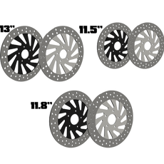 Derailed solid rotors