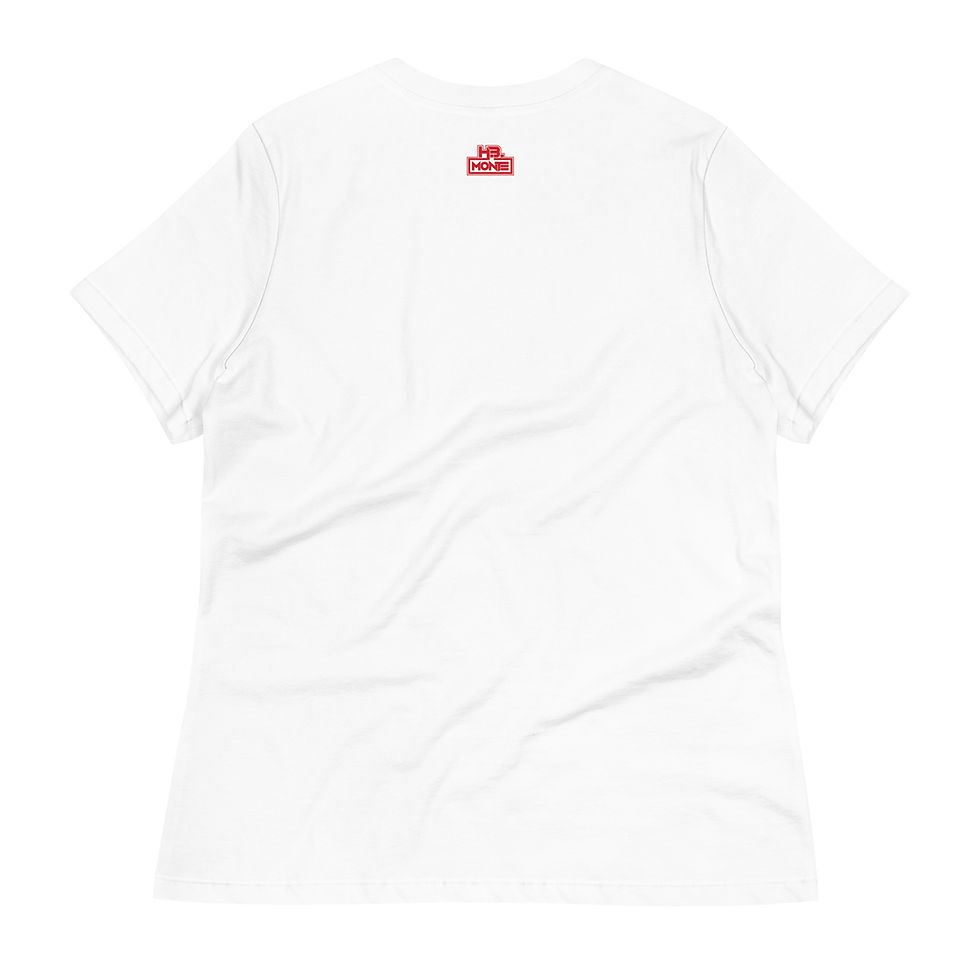 Thumbnail: H.B. MONTE - Comeback Story | White or Gray Women's Relaxed T-Shirt copy