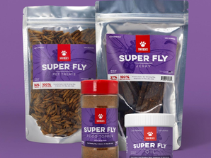 Scout & Zoe’s Super Fly Products – Pet Foods made of Black Soldier Fly Larvae