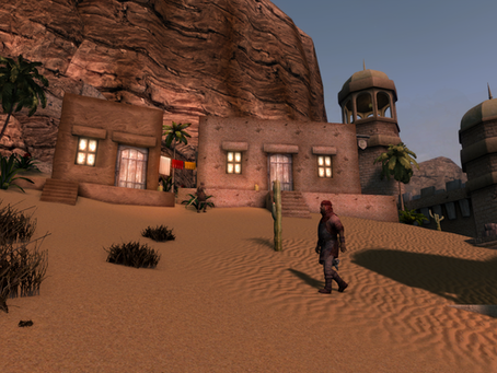 A village in the desert