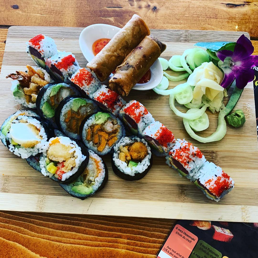 Arranged Food and Objects