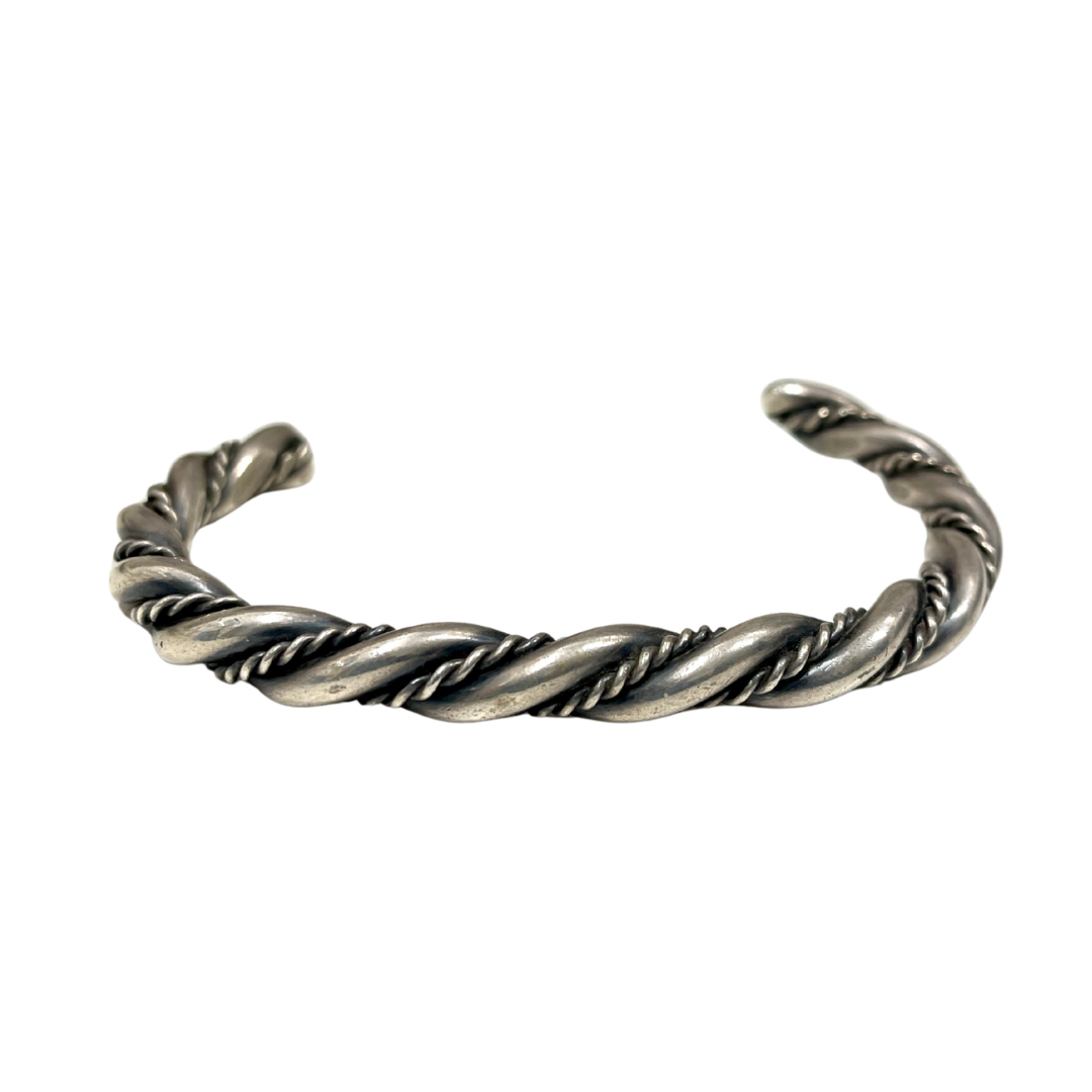 Silver Twisted Cuff