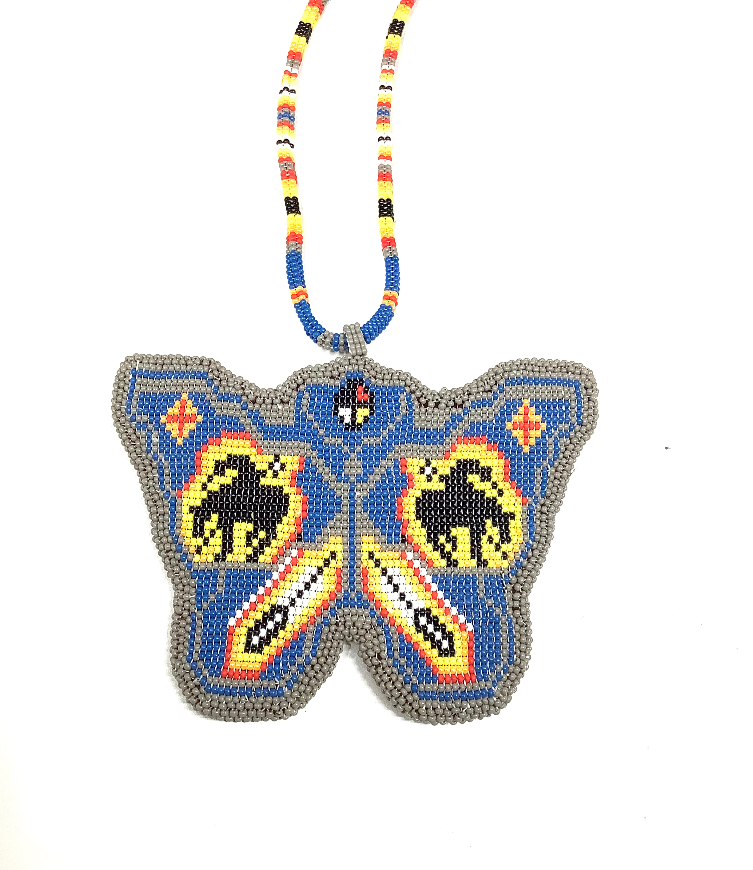 End of trail eagle feather madellion 