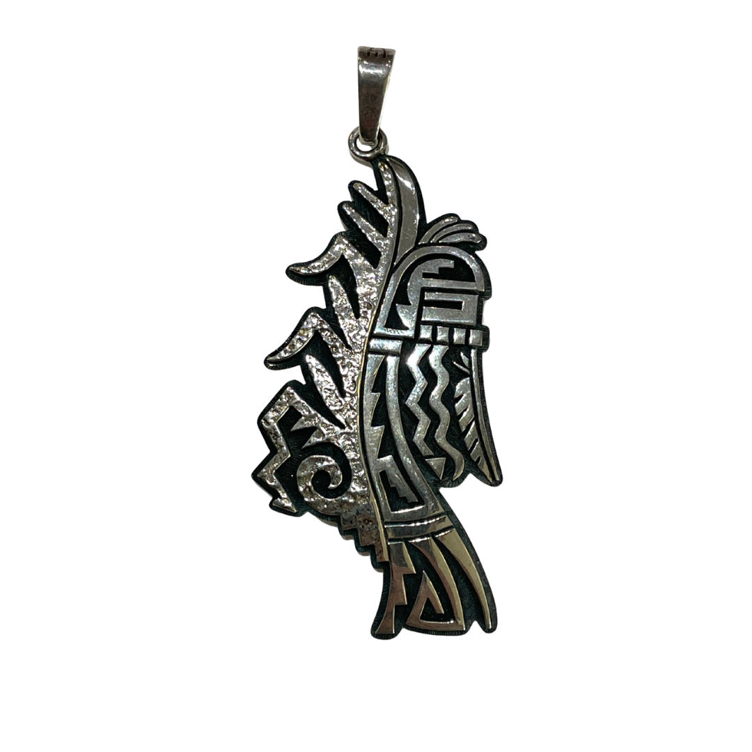 Sterling Silver Hopi Pendant