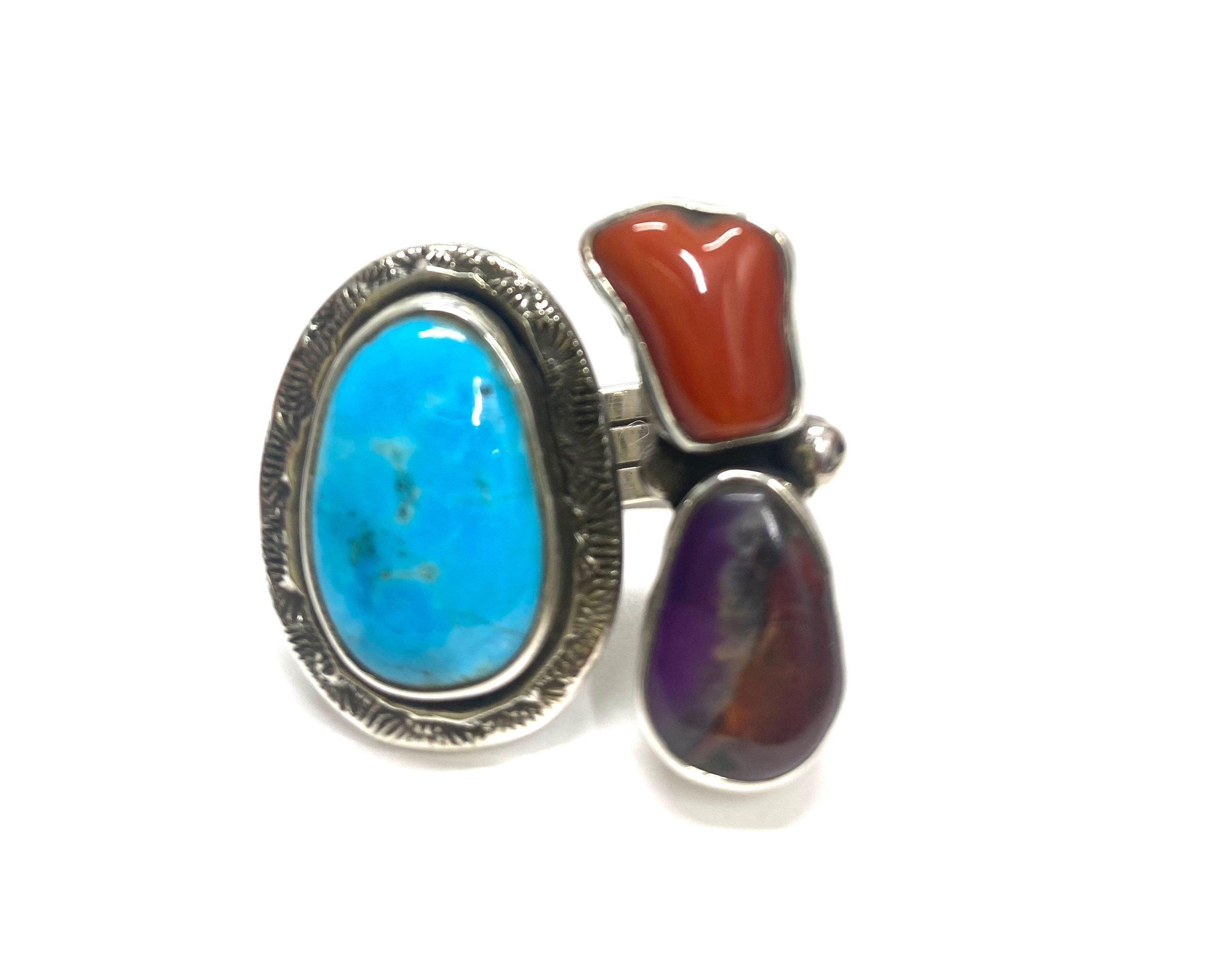 3 stone adjustable ring