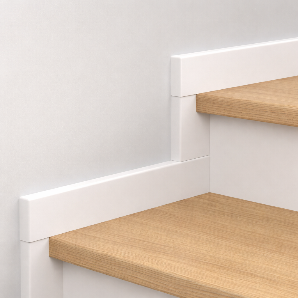 Biela MDF lišta – lakovaný povrch