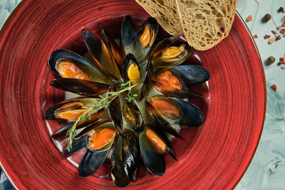 Arranged Food and Objects