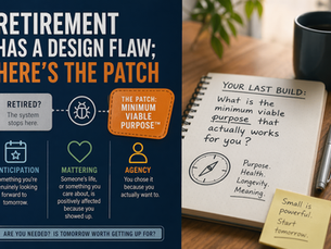 Retirement Has a Design Flaw; Here’s the Patch
