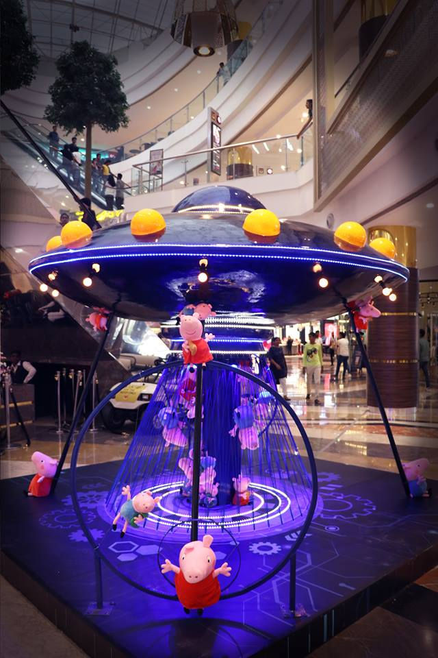 Peppa Pig on UFO Installation