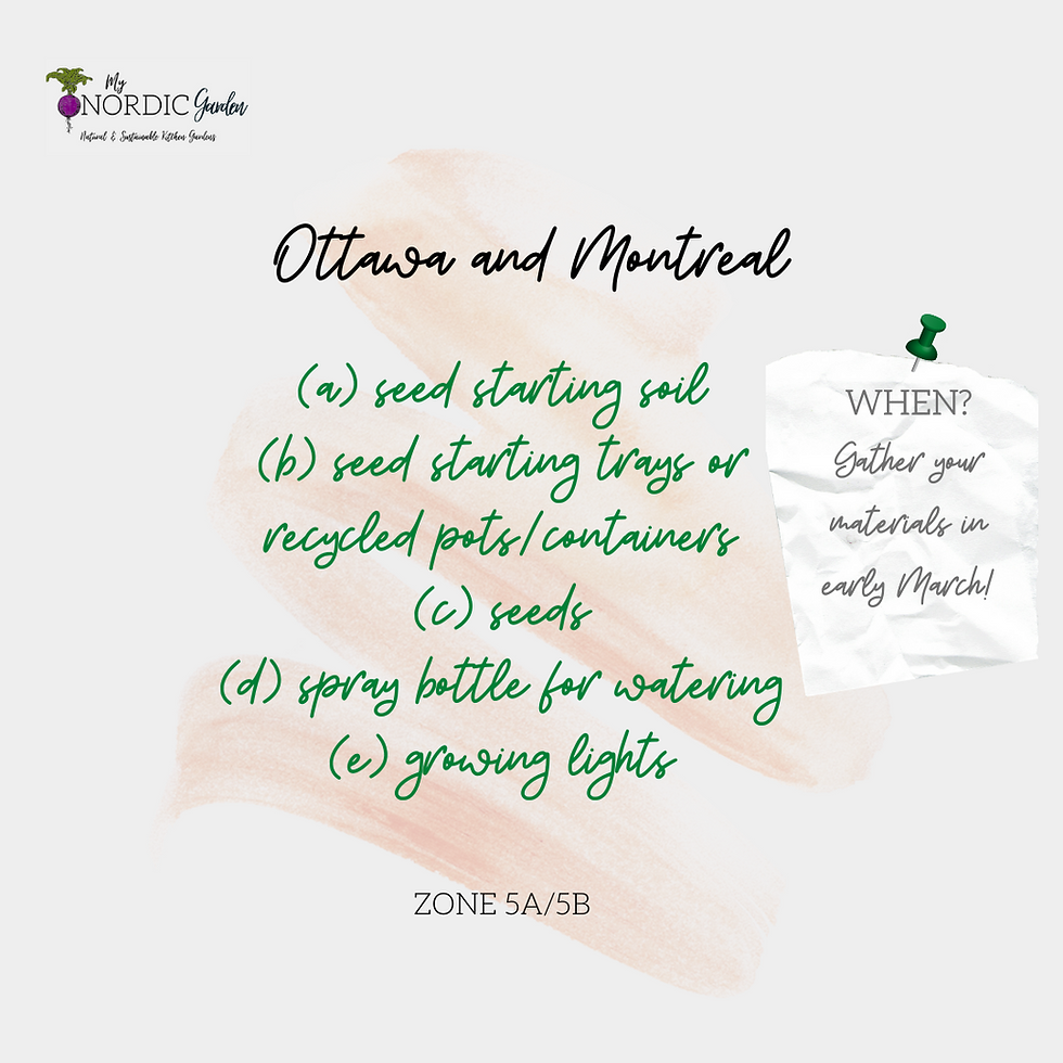 It's seed starting time!