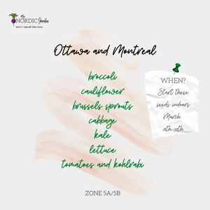 seeds to start in March