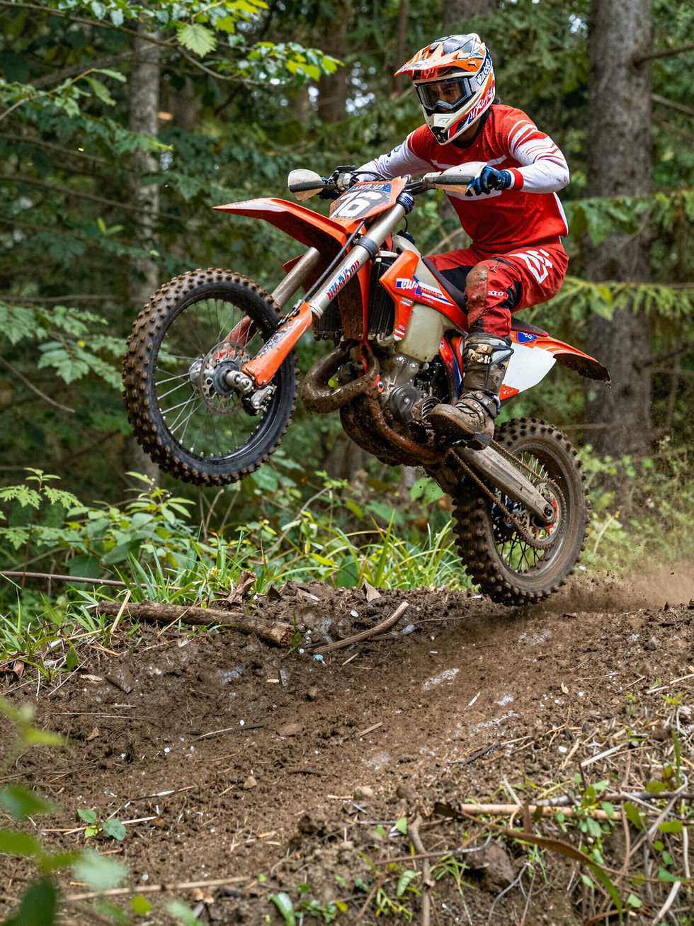 Rugged dirt bike