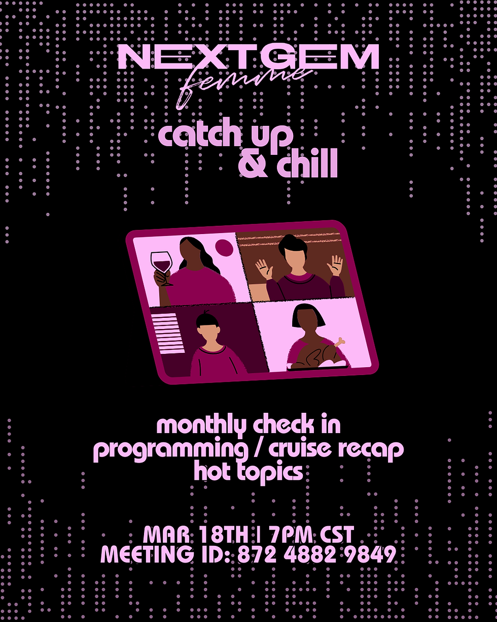 March 2026 - Catch Up & Chill 
