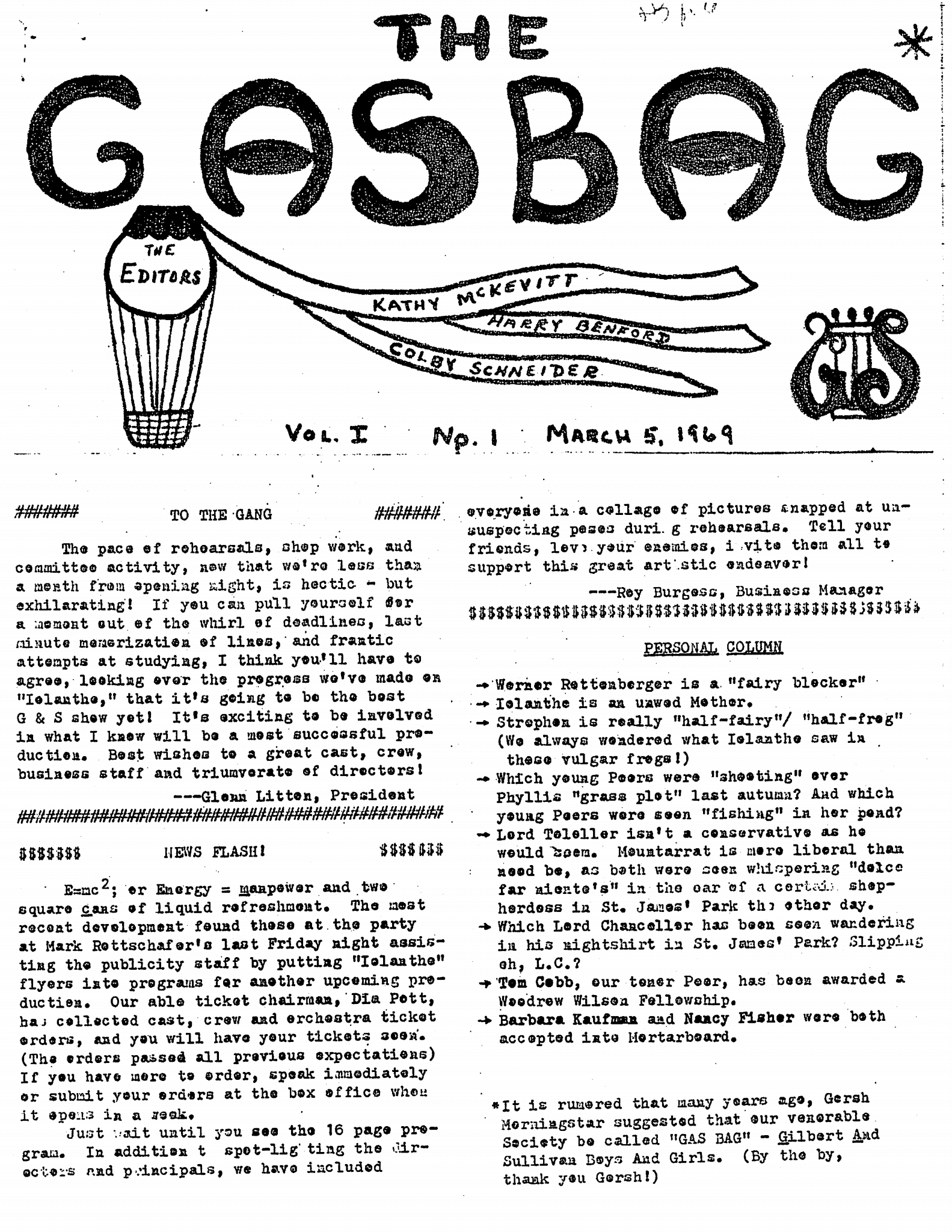 Gasbag Issue 1