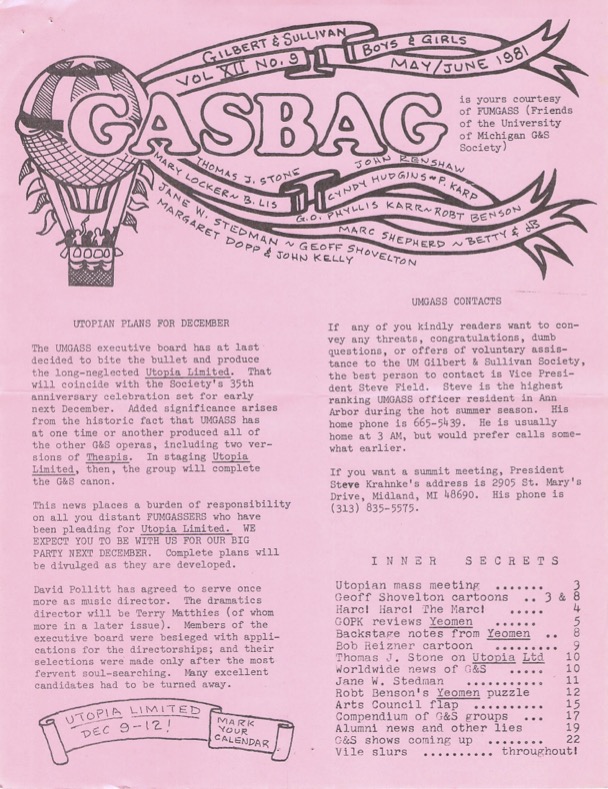 Gasbag Issue 121