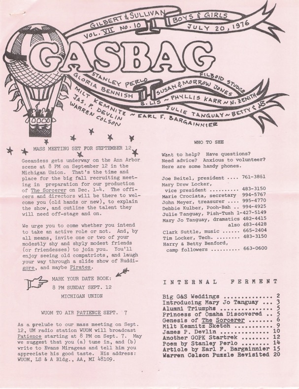 Gasbag Issue 73