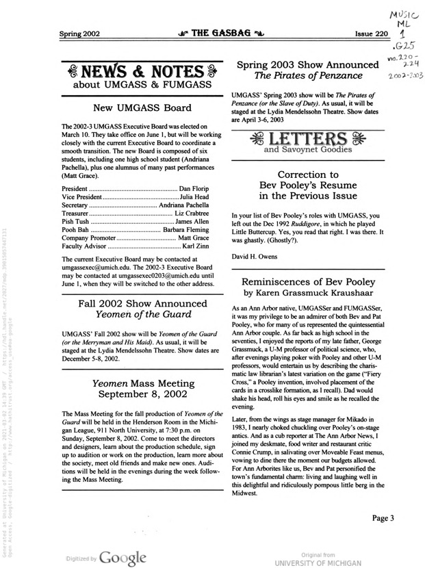 Gasbag Issue 220