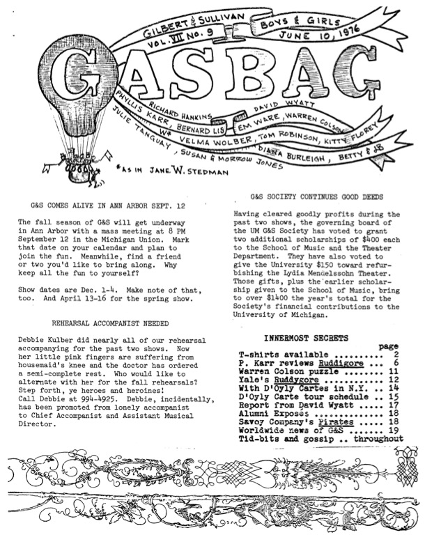 Gasbag Issue 72