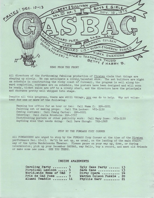 Gasbag Issue 66