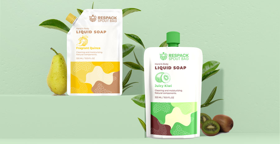 Respack Spout Bag | Kapaklı Ambalaj | Sıvı sabun