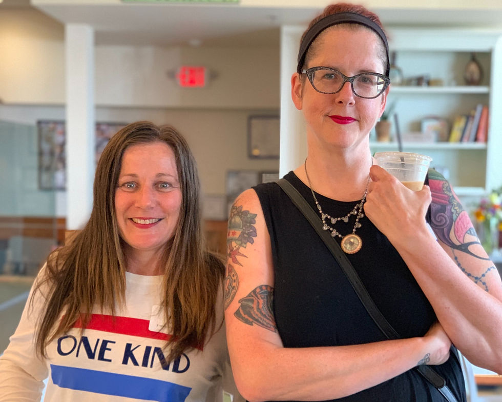 Lysa and her best friend, Lis Rock whose beautiful photography for the MetroWest Women's Network and Ladybugz Agency is featured throughout this article.