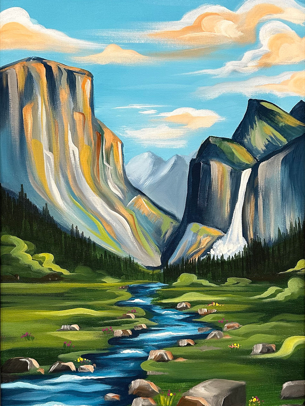 Destination Paint Day- Yosemite