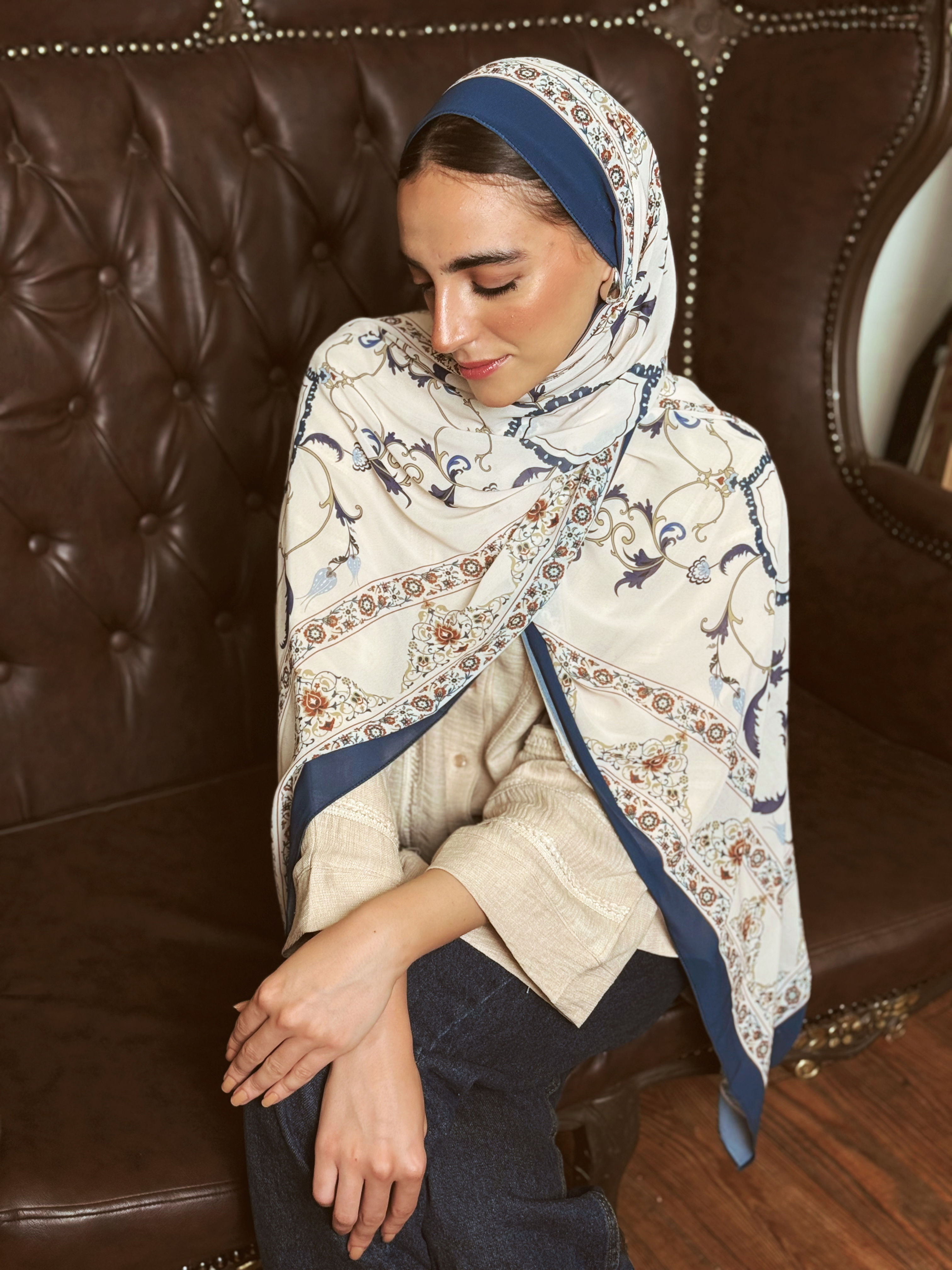 Blue Whisper Scarf