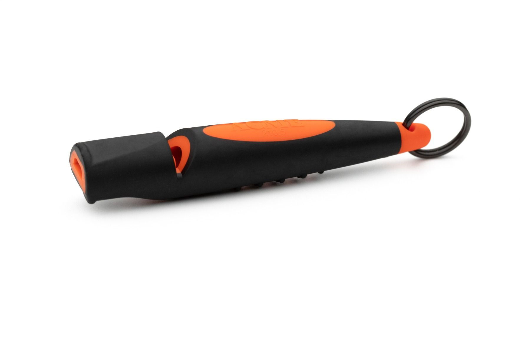 The Acme Alpha 210.5 whistle in black and orange.