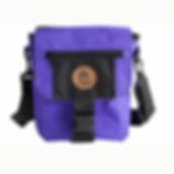 A Firedog Mini Deluxe Dummy Bag in purple against a white background