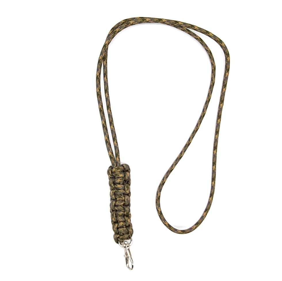 Thumbnail: A camo lanyard against a white background