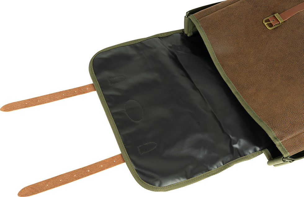 Thumbnail: The inside of a Jack Pyke Brown Duotex Training Bag.