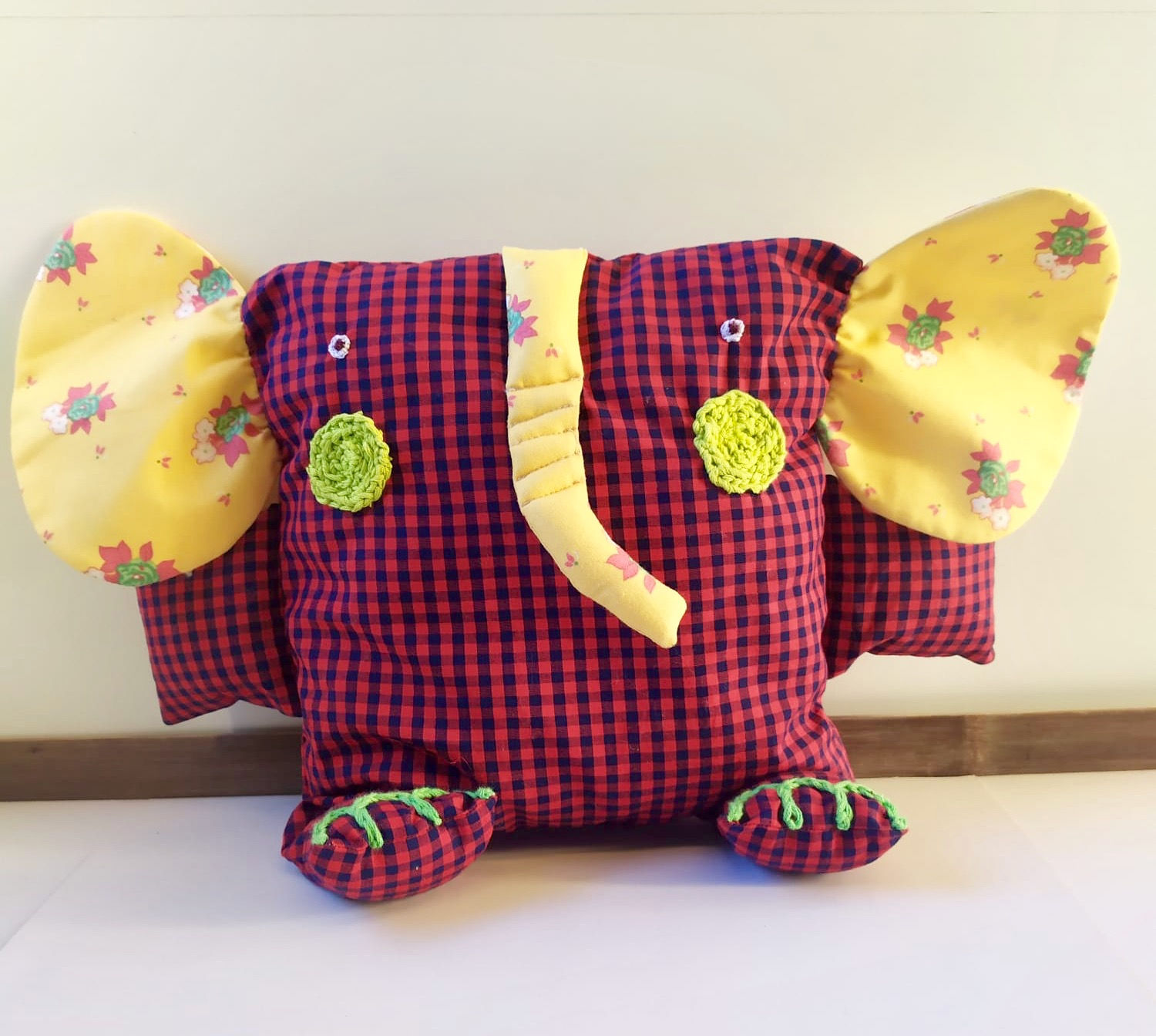 Cuscino Elefantino- Rosso