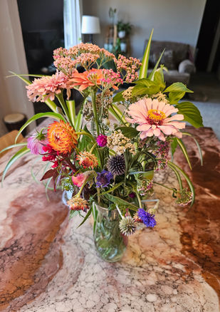 Bouquet of hand-picked flowers