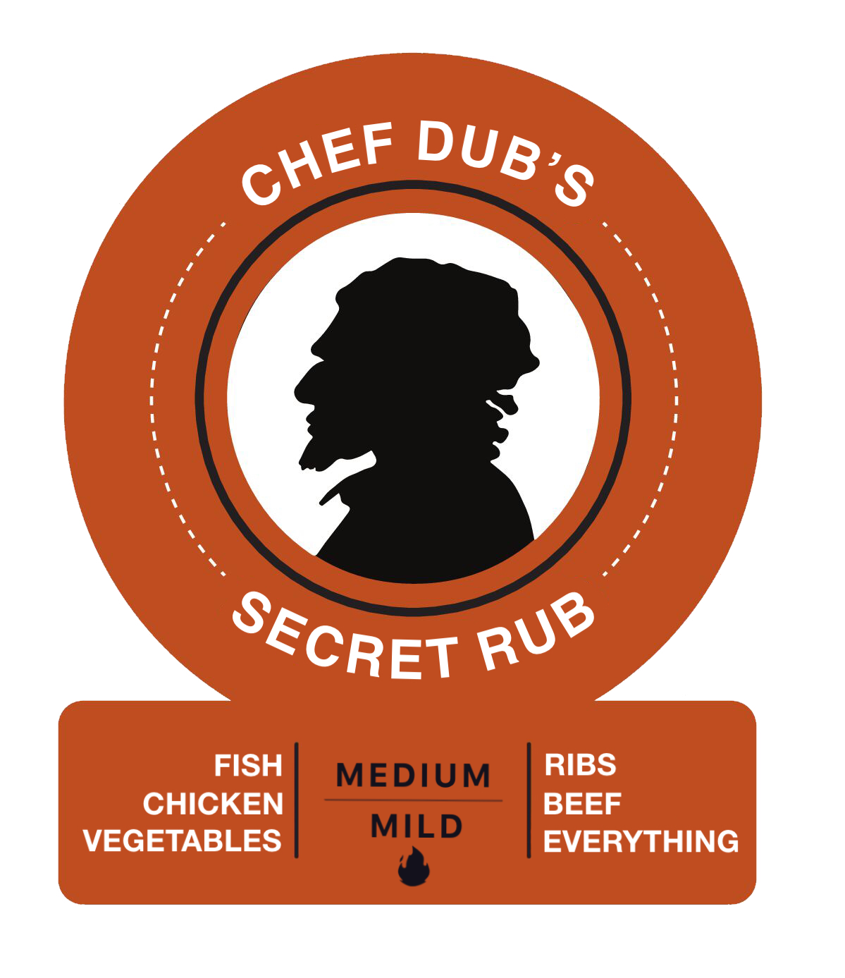 12oz Medium Mild Chef Dub's Secret Rub