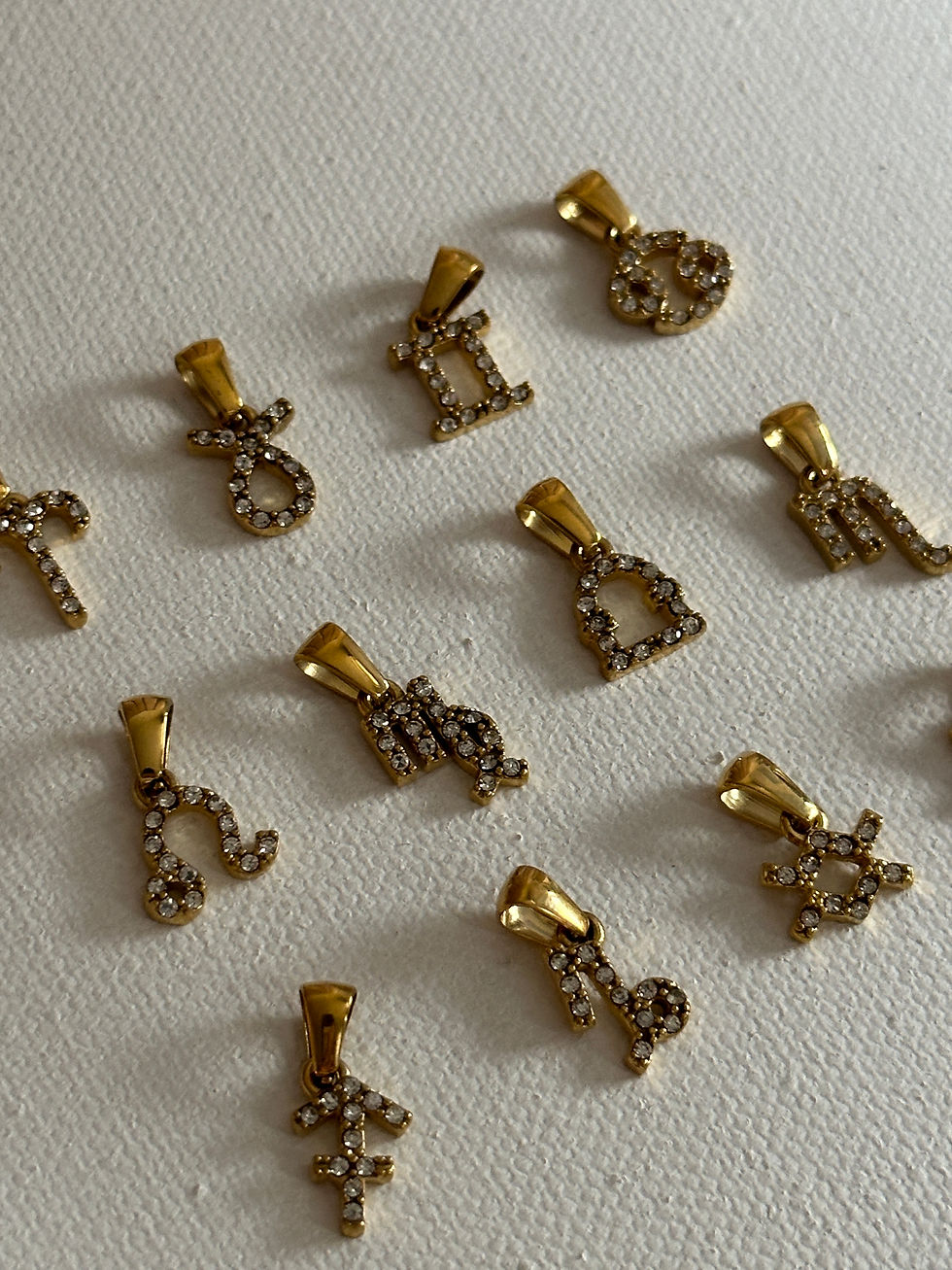 Thumbnail: ZODIAC STUDDED CHARMS