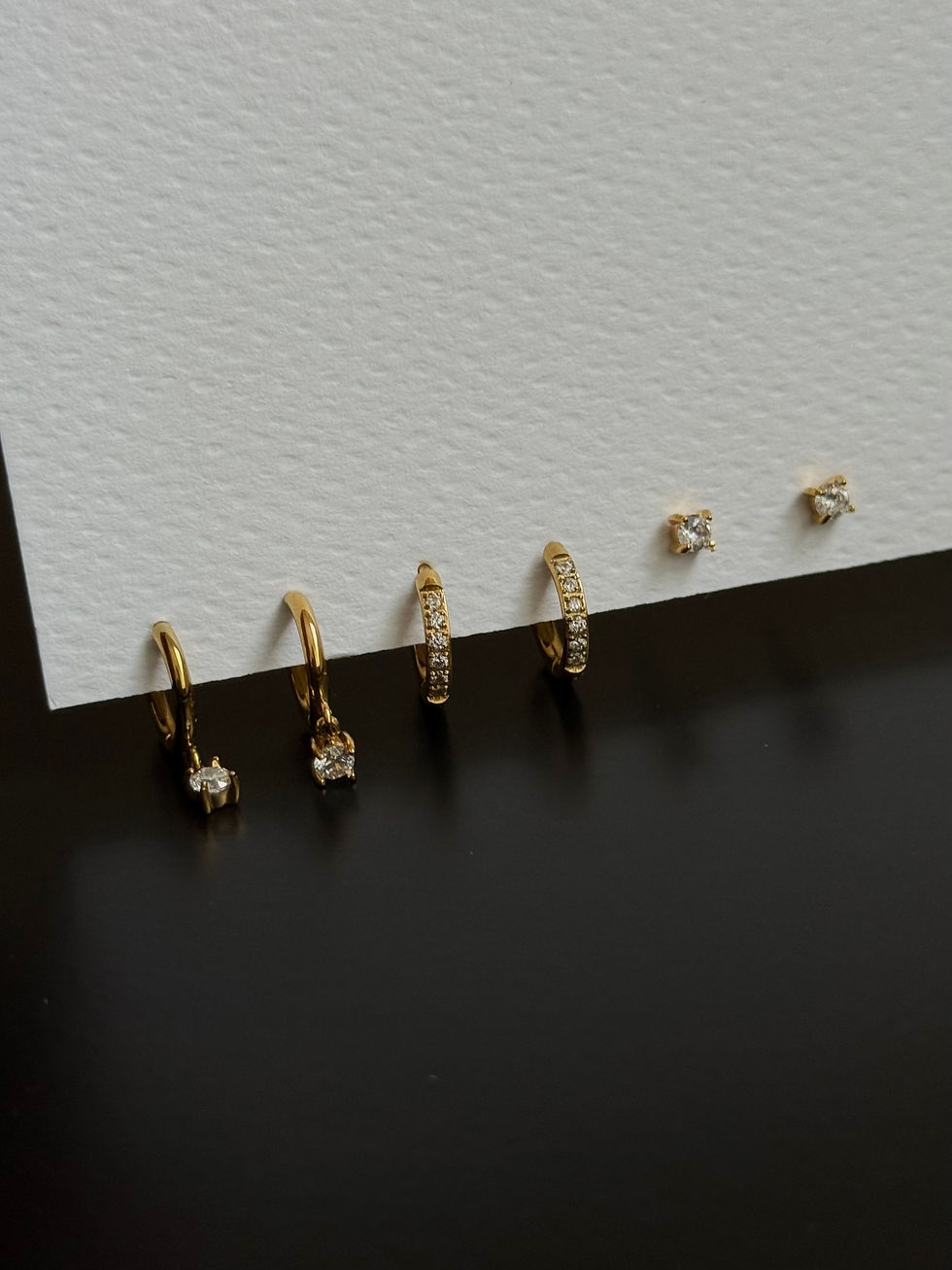 Thumbnail: MINI DOME EARRING SET