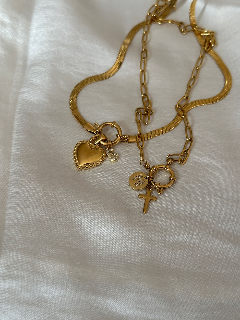 Thumbnail: STUDDED INITIAL PENDANT A-Z