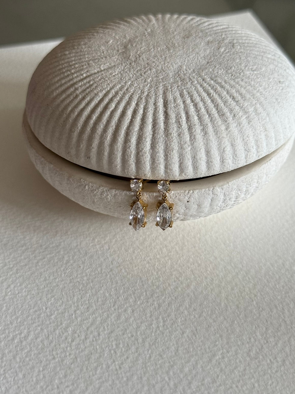 Thumbnail: MARQUISE DOME EARRINGS