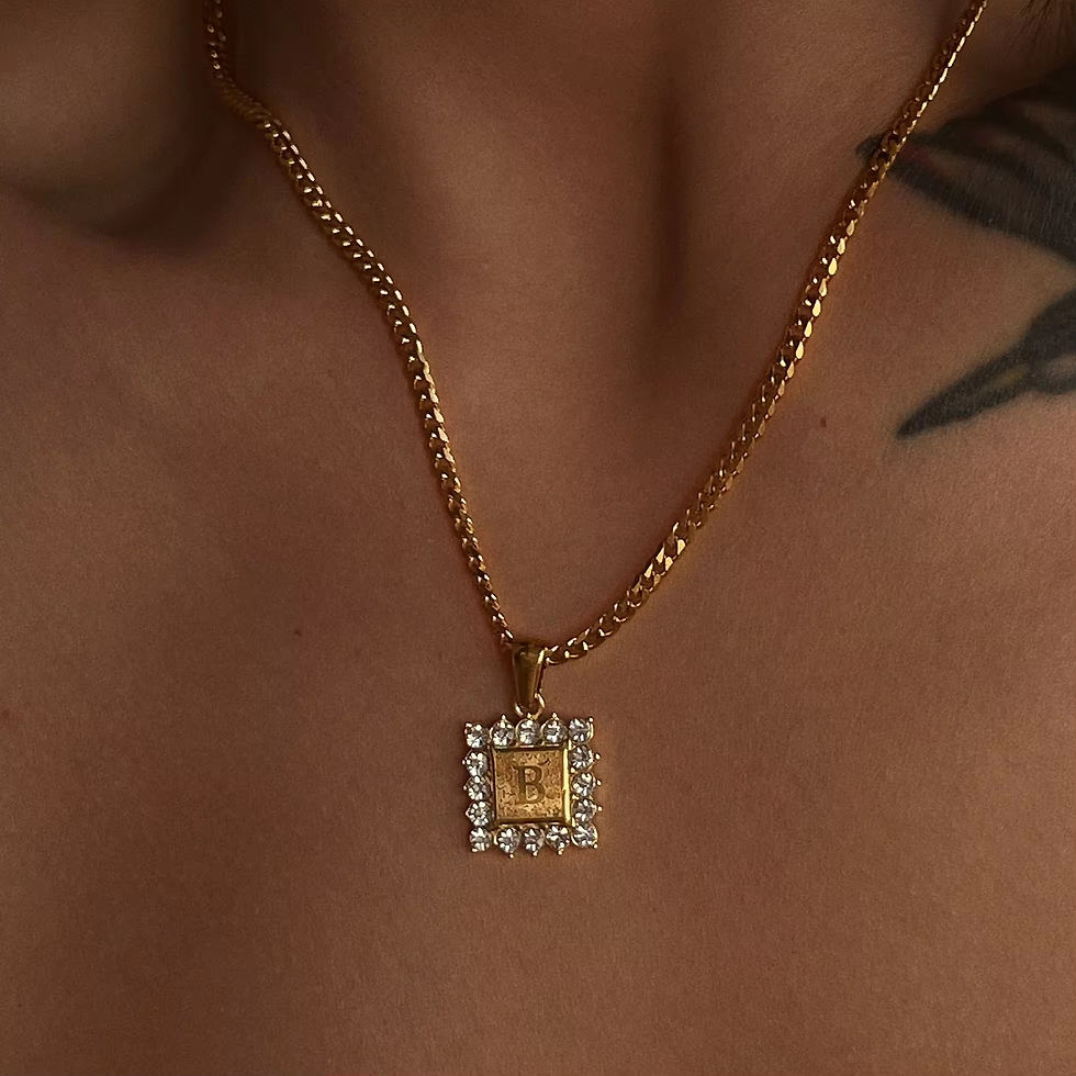 Thumbnail: SALMA INITIAL NECKLACE