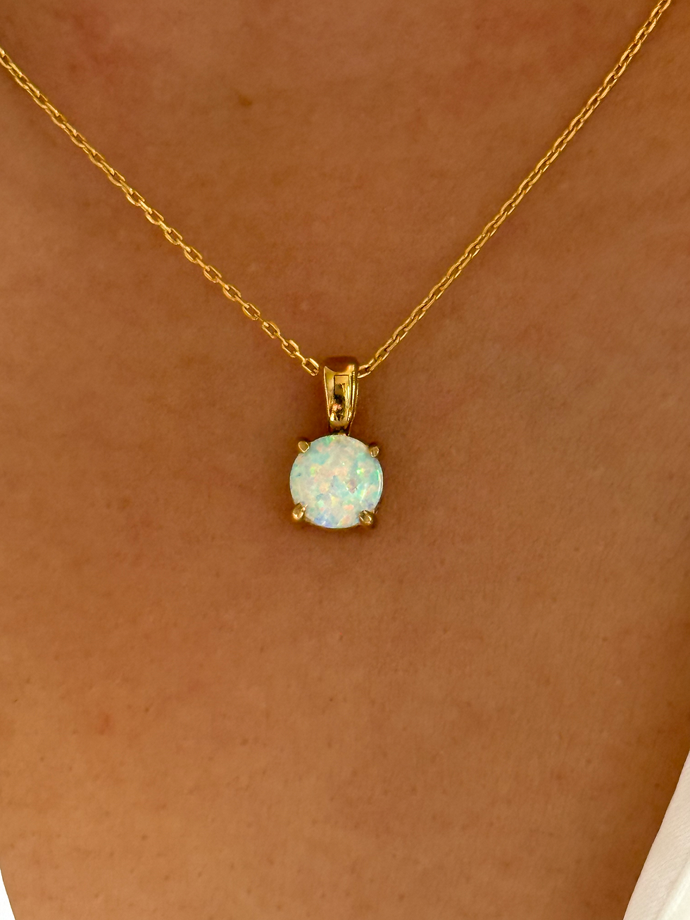 Thumbnail: OPAL DOME NECKLACE