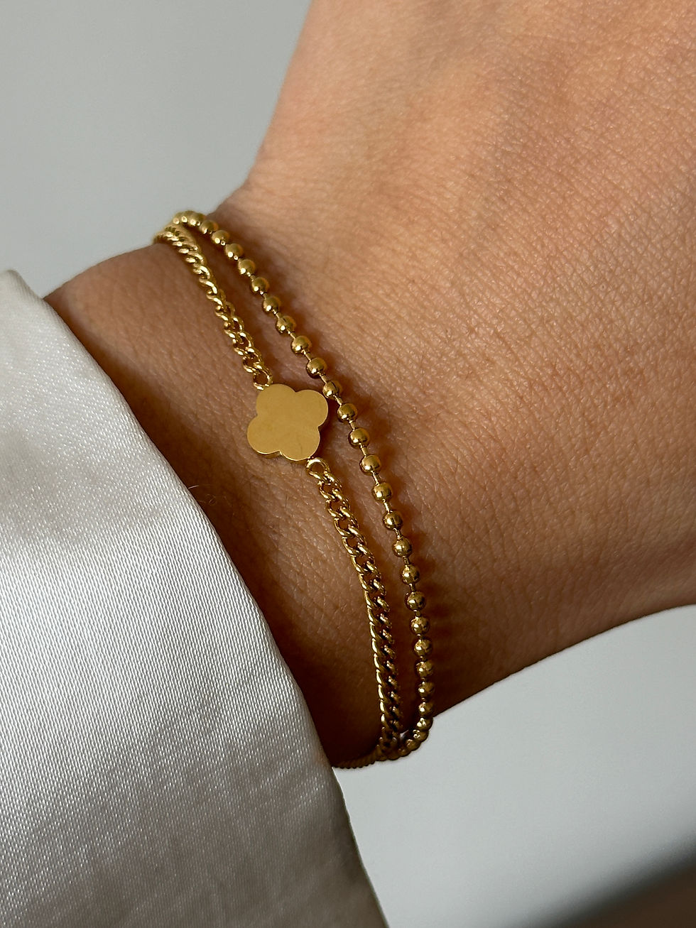 Thumbnail: CHARM LAYERED BRACELET