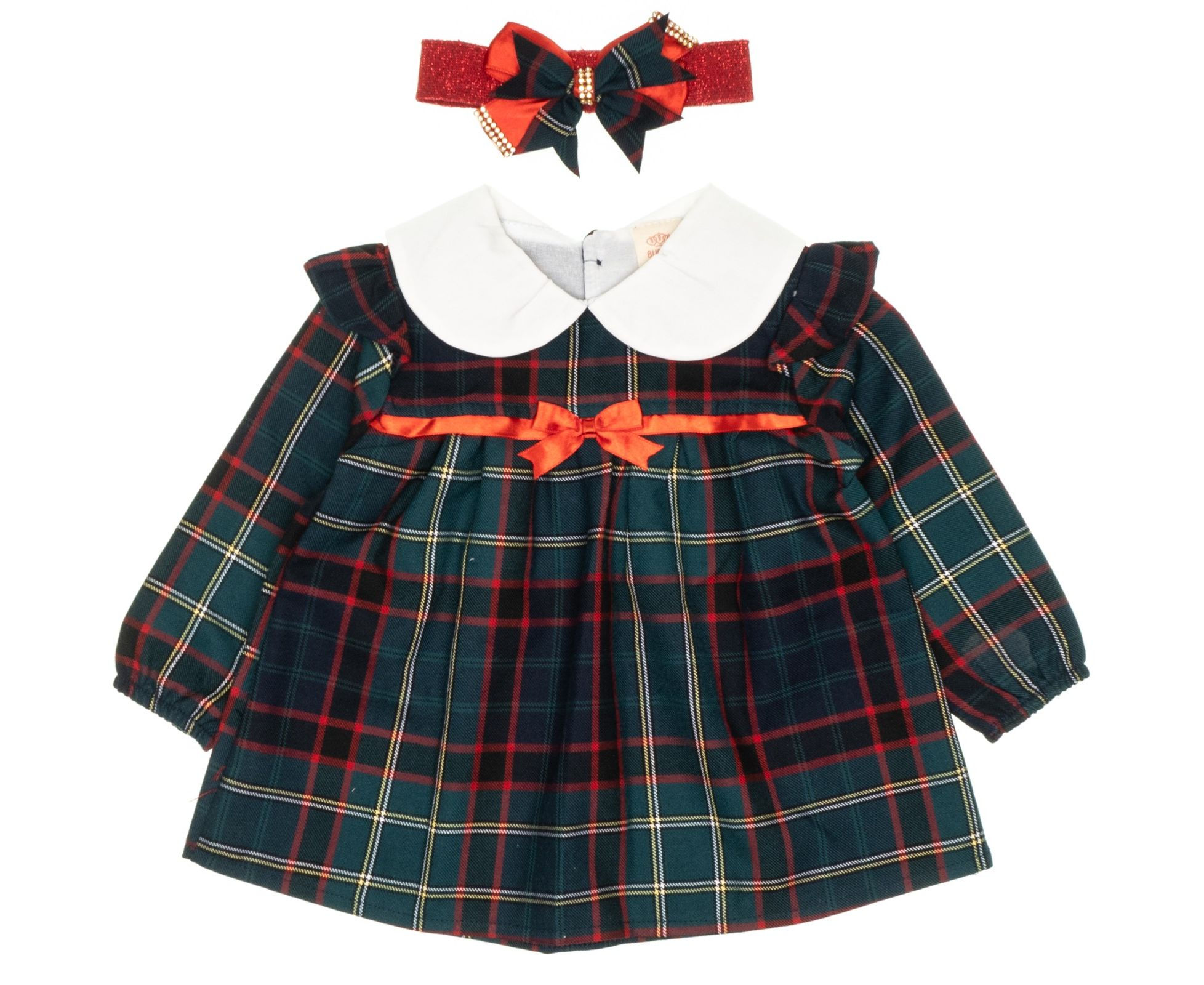 Βρεφικό Χριστουγεννιάτικο Φορεματάκι Scots