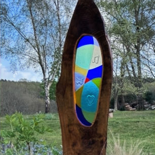 Glass art by Valerie Letley