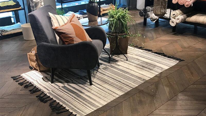 rubio monocoat plus 2c black oiled hardwood flooring at a residence in Alpine, New Jersey