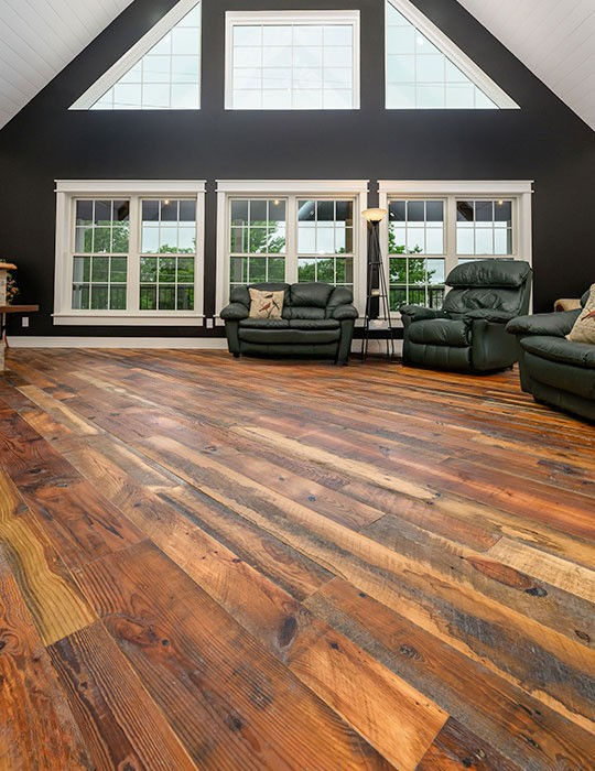 Thumbnail: Antique Reclaimed Tobacco Pine Flooring NYC