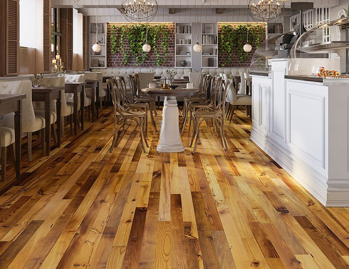 Thumbnail: Antique Reclaimed Heart Pine Common NYC