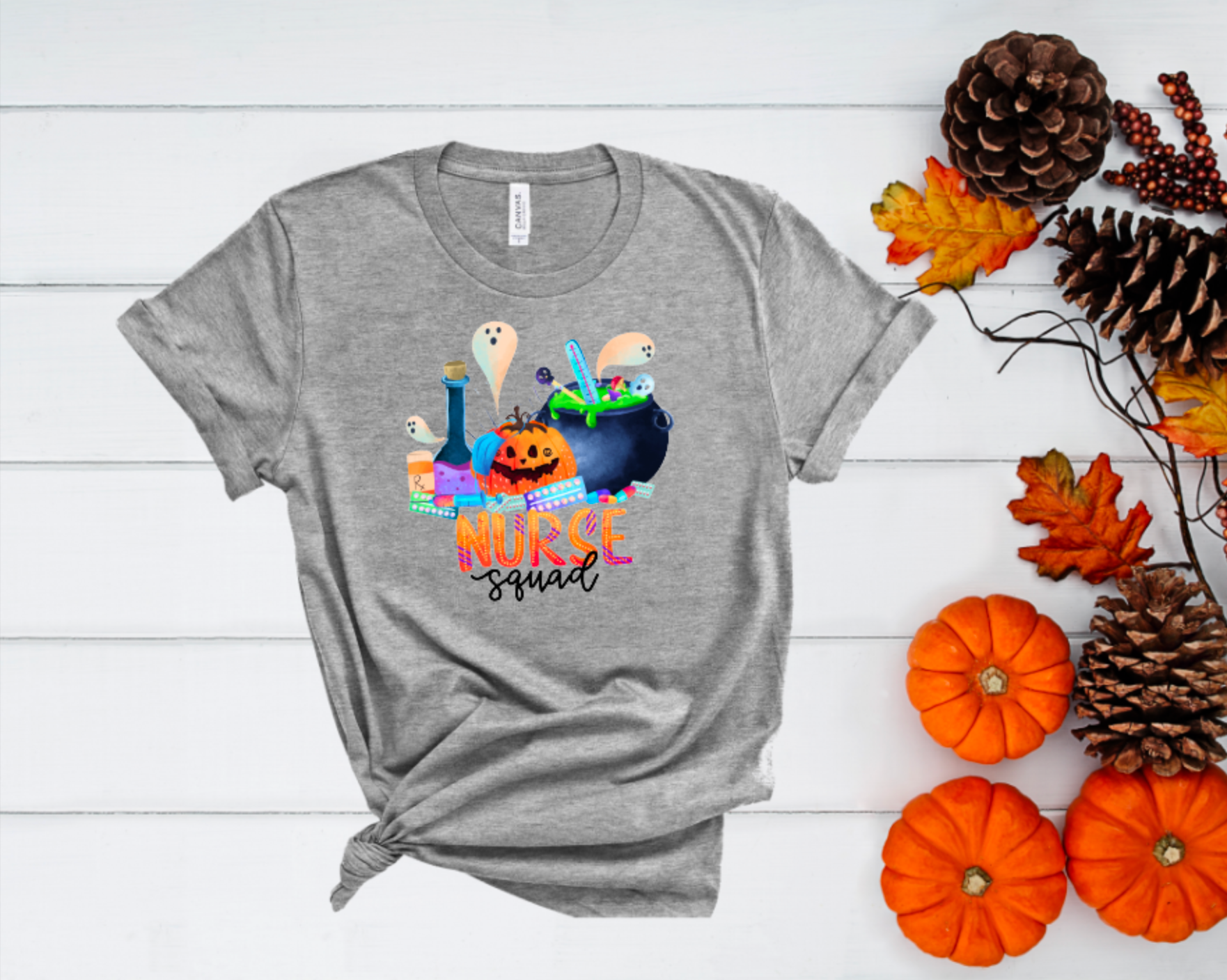 Halloween Nurse Squad Tee
