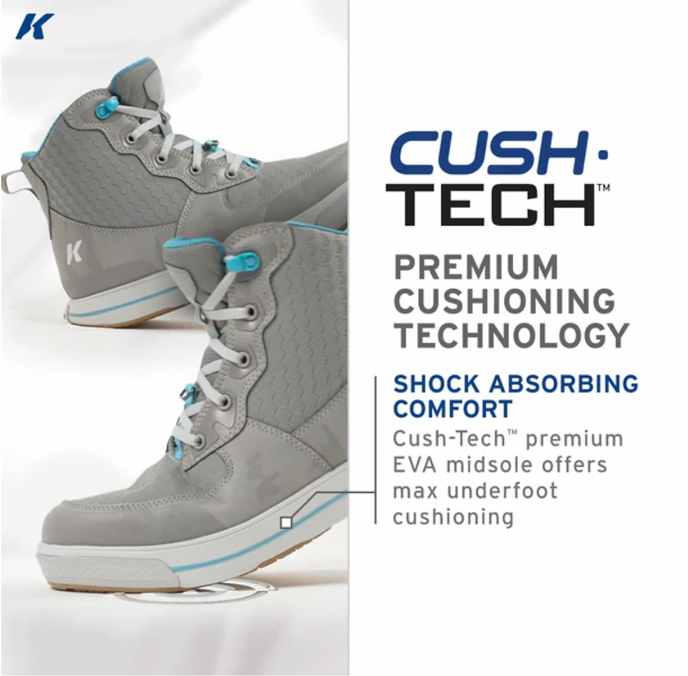 Thumbnail: Korkers Men's Salt Sneaker Boot with Fixed Kling-On Deck Sole